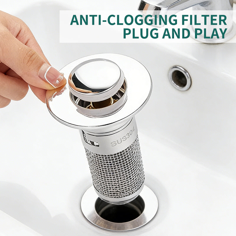 Universal Anti-Clogging Sink Drain Filter Plug