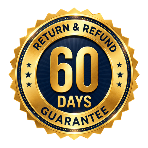 60 Day Money Back Guarantee